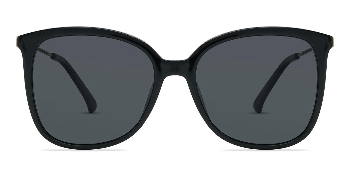 Schwarz Grau Annabella Brille - Square Sunglasses