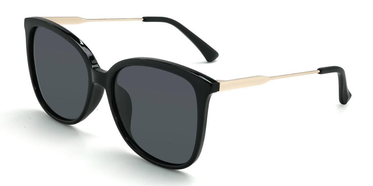 Schwarz Grau Annabella Brille - Square Sunglasses