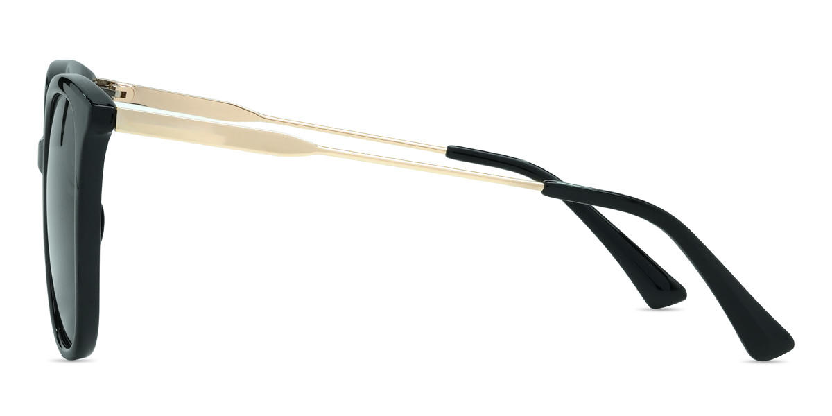Schwarz Grau Annabella Brille - Square Sunglasses