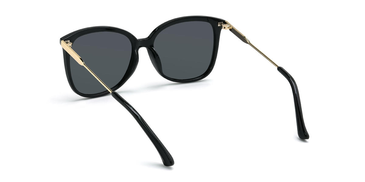 Schwarz Grau Annabella Brille - Square Sunglasses