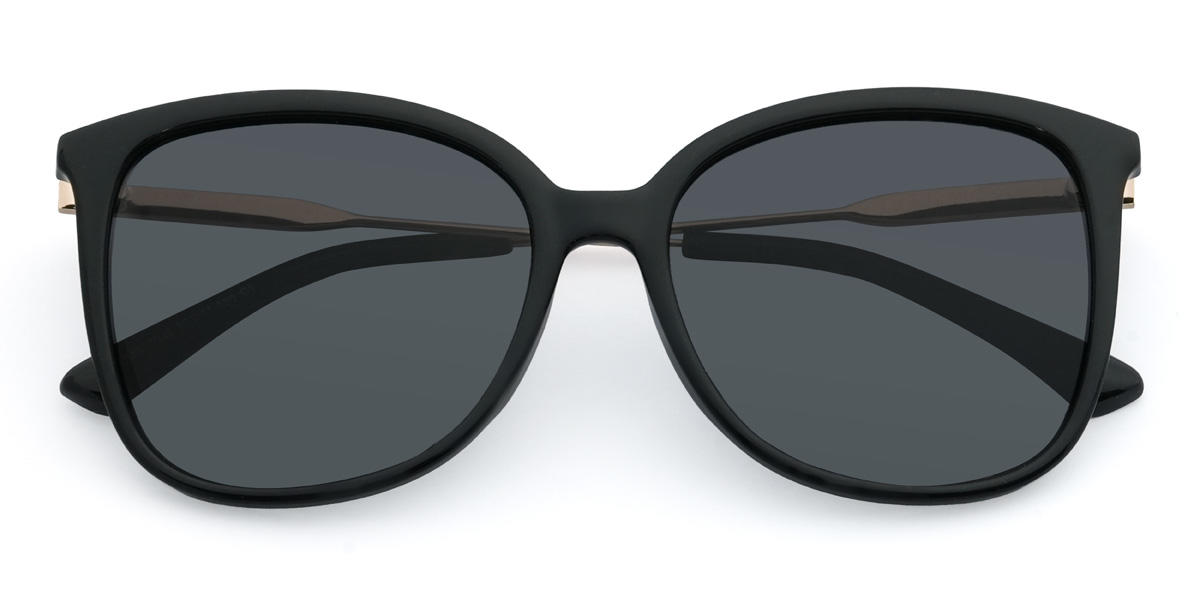 Schwarz Grau Annabella Brille - Square Sunglasses