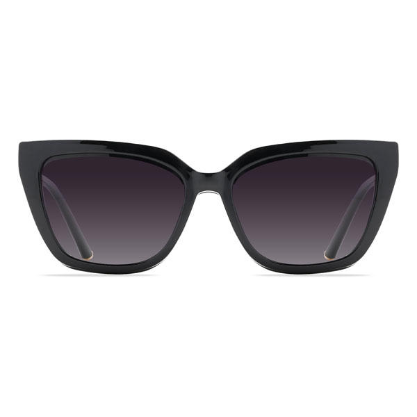 Fekete Jaelyn Szemüveg - Cat Eye Clip-On Sunglasses