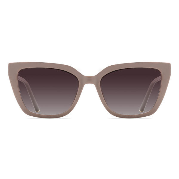 Cameo barna Jaelyn Szemüveg - Cat Eye Clip-On Sunglasses