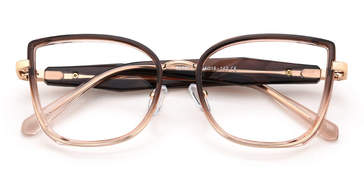 Braun Rosa Mariella Brille - Cat Eye Glasses