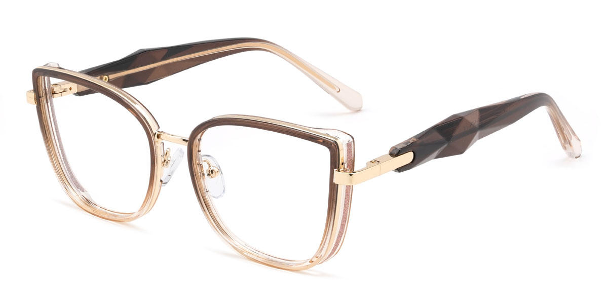 Braun Rosa Mariella Brille - Cat Eye Glasses