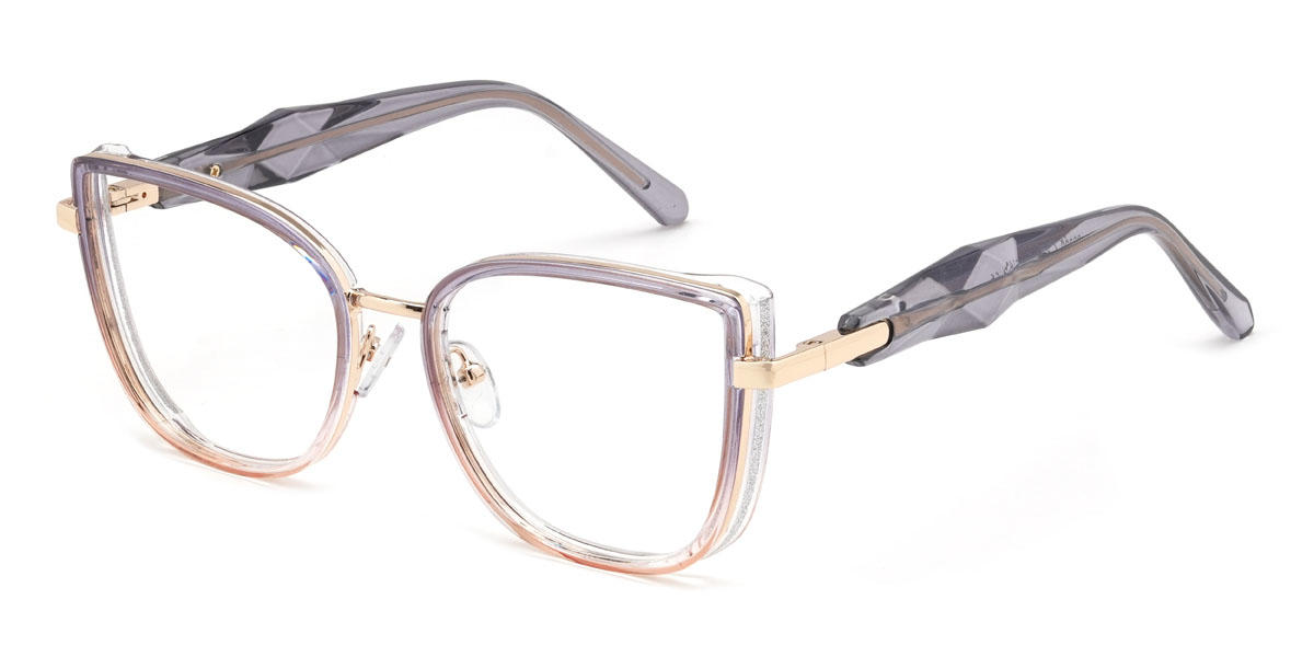 Purple Pink Mariella Glasses - Cat Eye Glasses