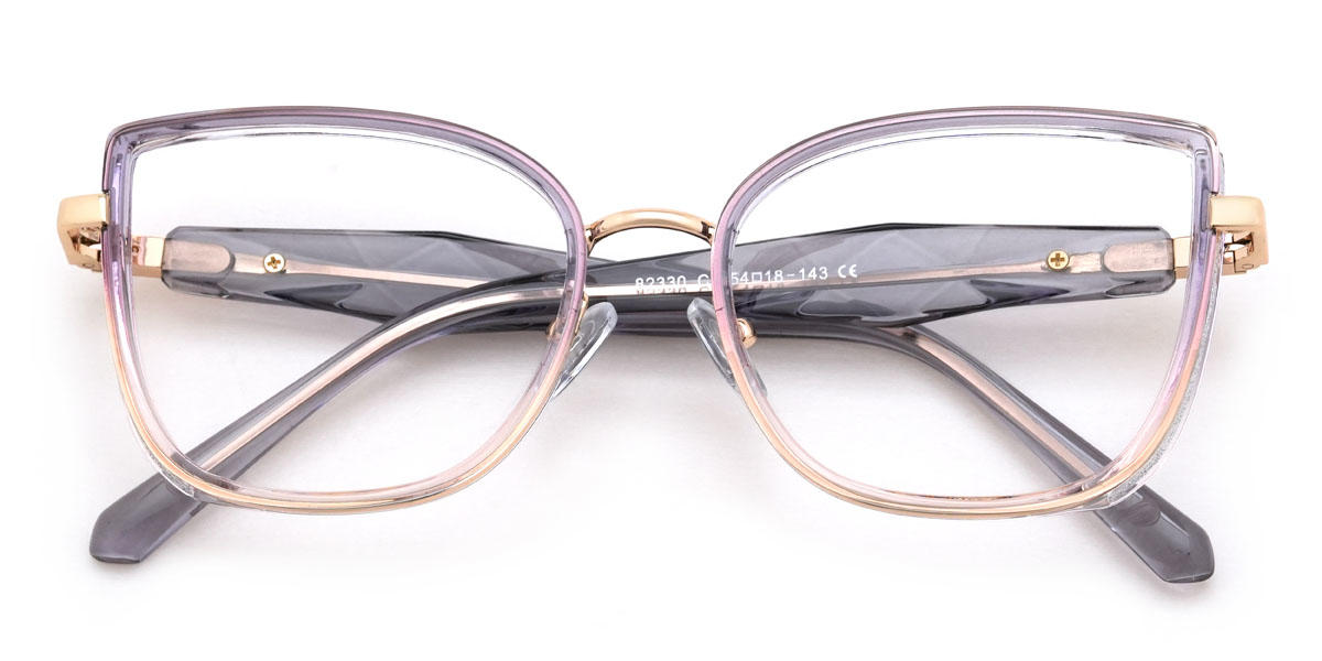 Purple Pink Mariella Glasses - Cat Eye Glasses