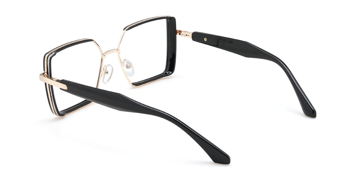 Schwarz Aarush Brille - Square Glasses