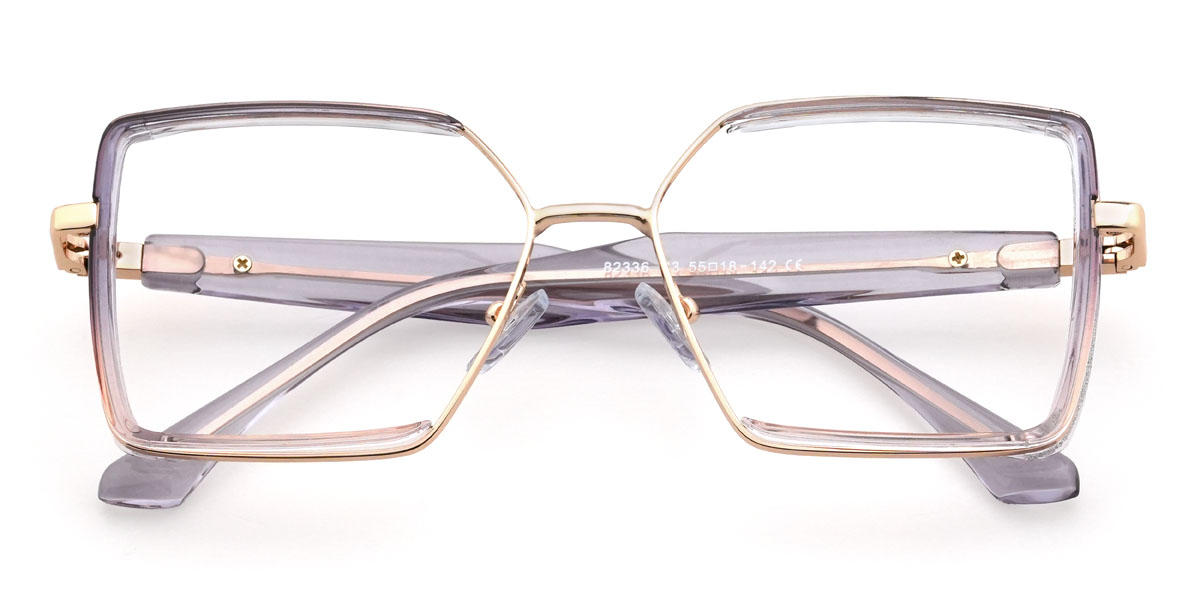Lila rózsaszín Aarush Szemüveg - Square Glasses