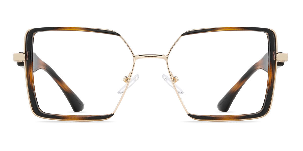 Tortoiseshell Aarush Glasses - Square Glasses