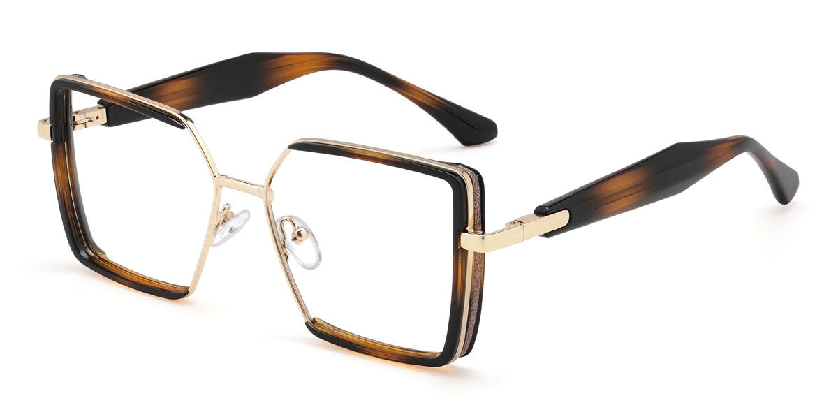 Tortoiseshell Aarush Glasses - Square Glasses