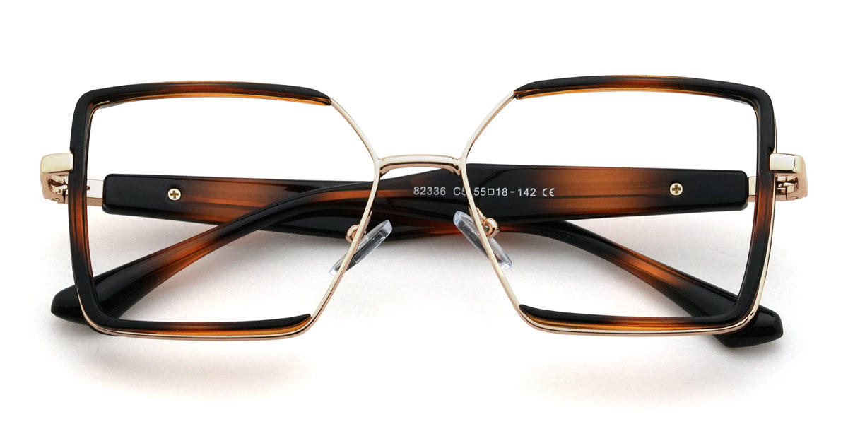 Tortoiseshell Aarush Glasses - Square Glasses