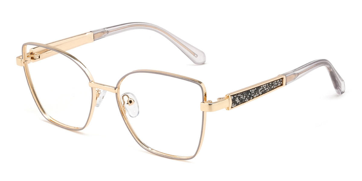 Világos szürke Fernanda Szemüveg - Cat Eye Glasses