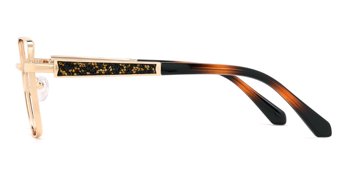 Gold Fernanda Brille - Cat Eye Glasses