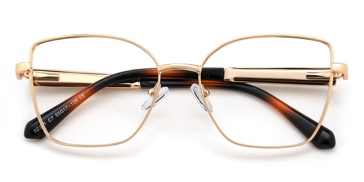 Gold Fernanda Brille - Cat Eye Glasses
