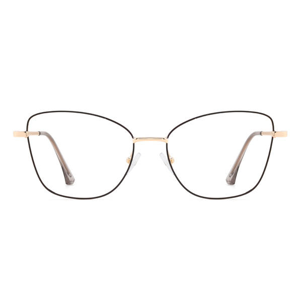 Fekete Melani Szemüveg - Cat Eye Clip-On Sunglasses