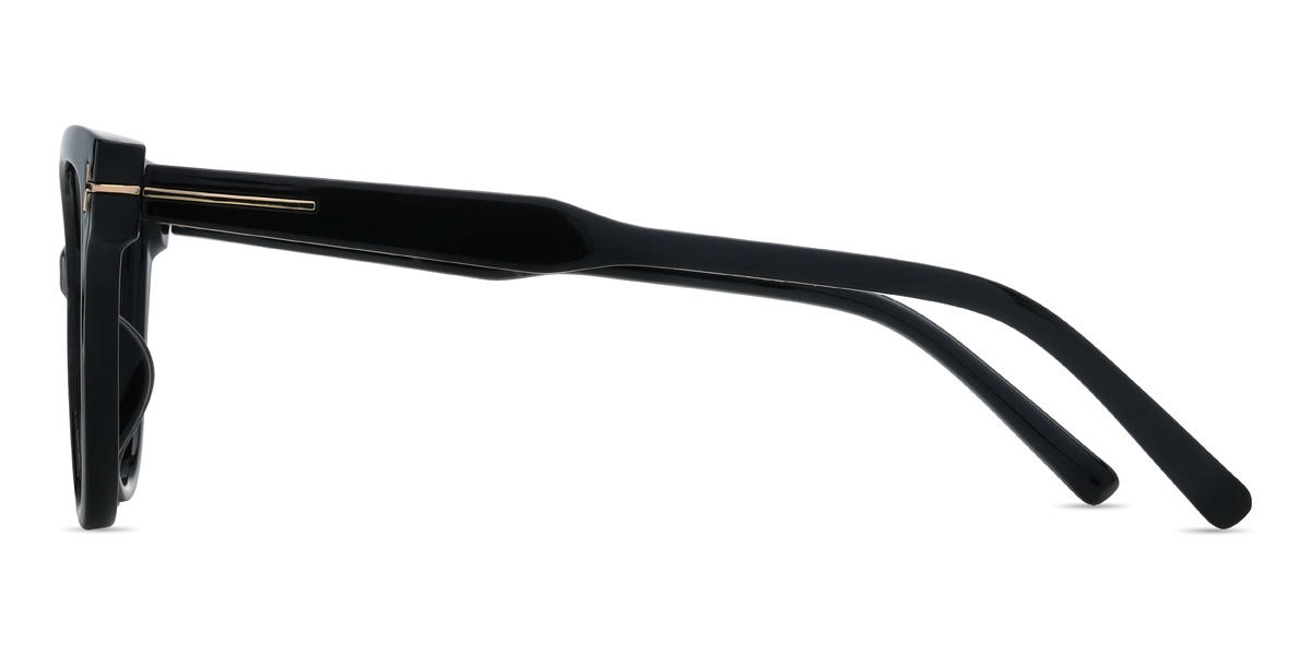 Schwarz Lavender Brille - Cat Eye Glasses