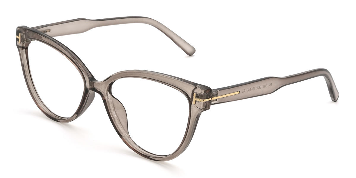 Grey Lavender Glasses - Cat Eye Glasses