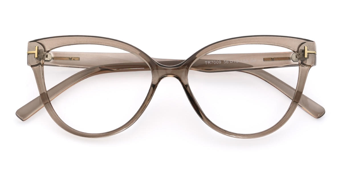 Grey Lavender Glasses - Cat Eye Glasses