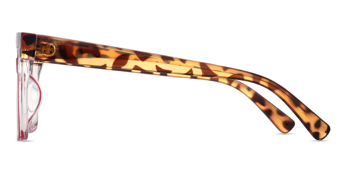 Rot Raylynn Brille - Rectangle Glasses