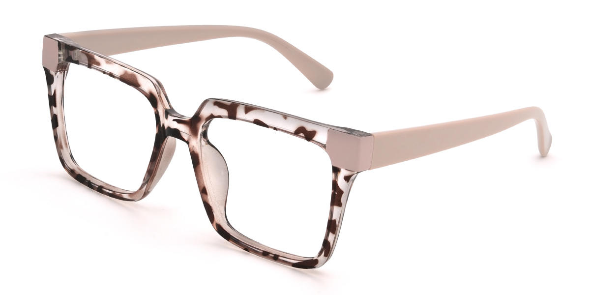 Dunkelbraune Flecken Raylynn Brille - Rectangle Glasses