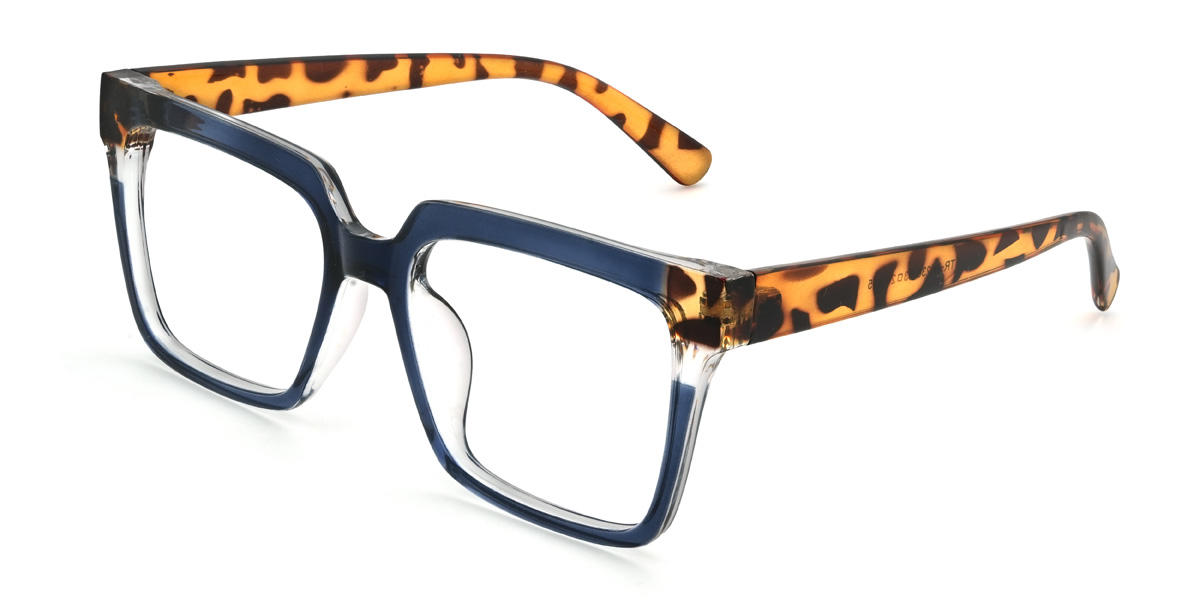Blue Raylynn Glasses - Rectangle Glasses