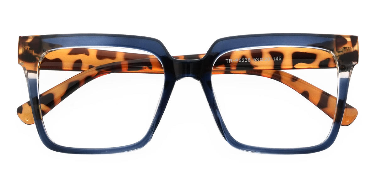 Blue Raylynn Glasses - Rectangle Glasses