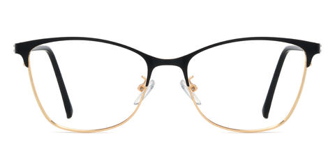 Zlato čierna Ameerah - Cat Eye Glasses