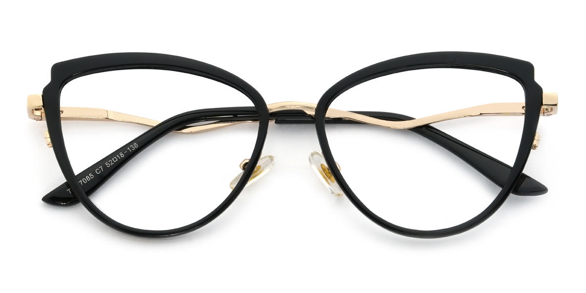 Schwarz Irati Brille - Cat Eye Glasses