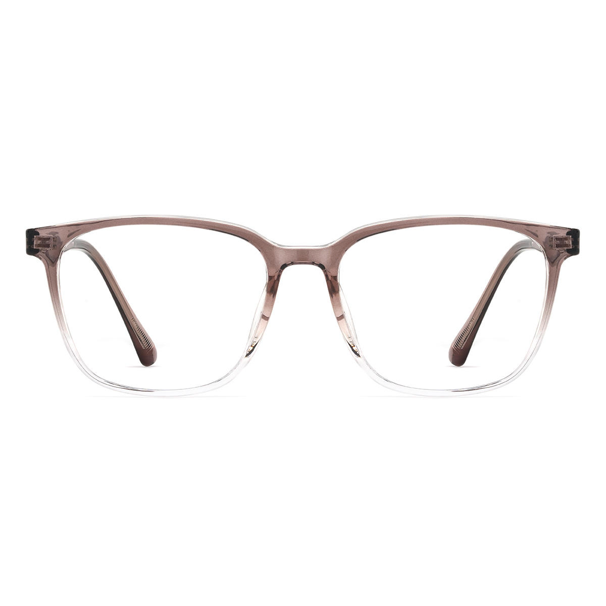 Silver Yellow Brodie Glasses - Rectangle Clip-On Sunglasses
