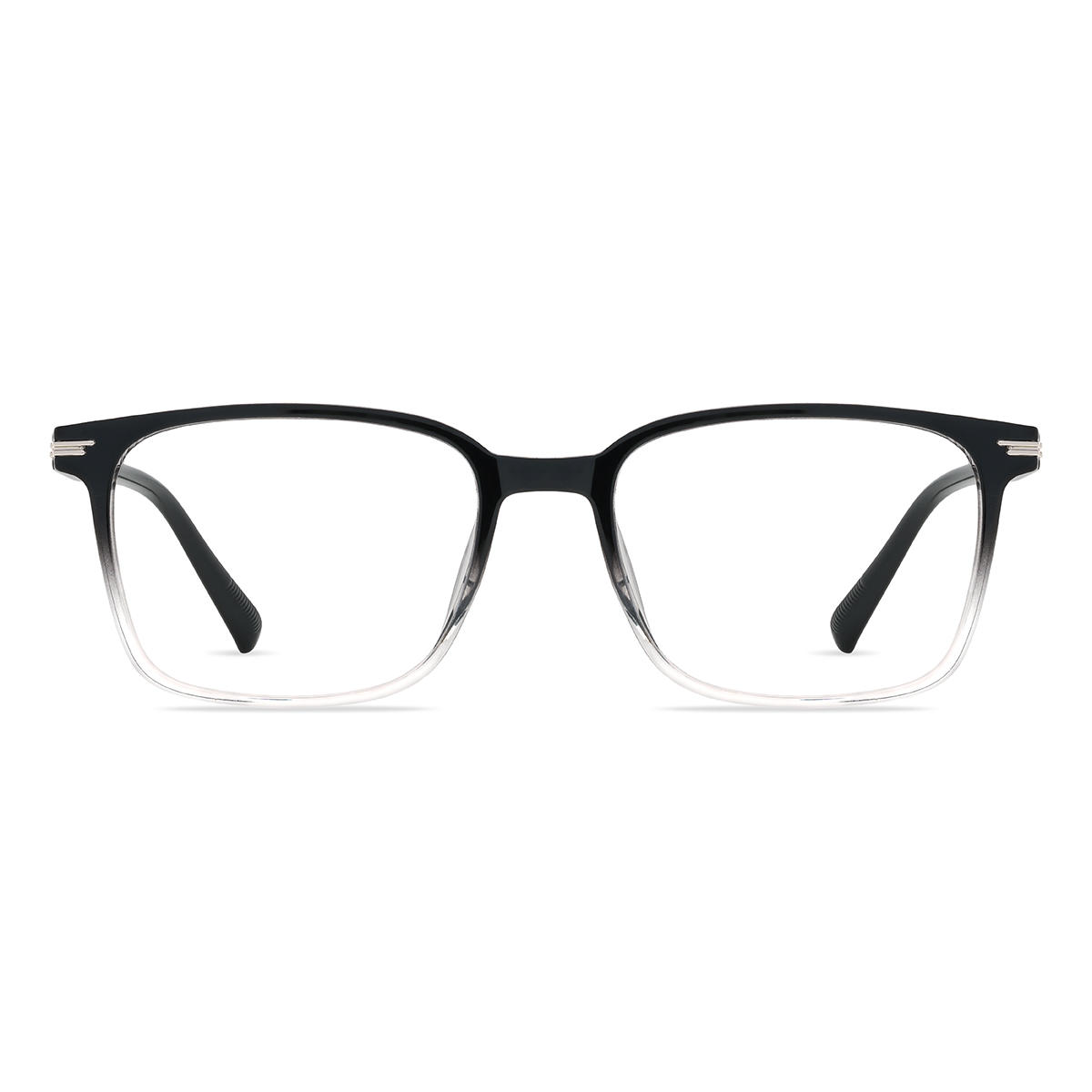 Gold Dark Green Markus Glasses - Rectangle Clip-On Sunglasses
