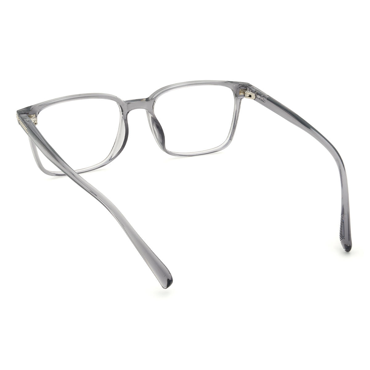 Silver Blue Markus Glasses - Rectangle Clip-On Sunglasses