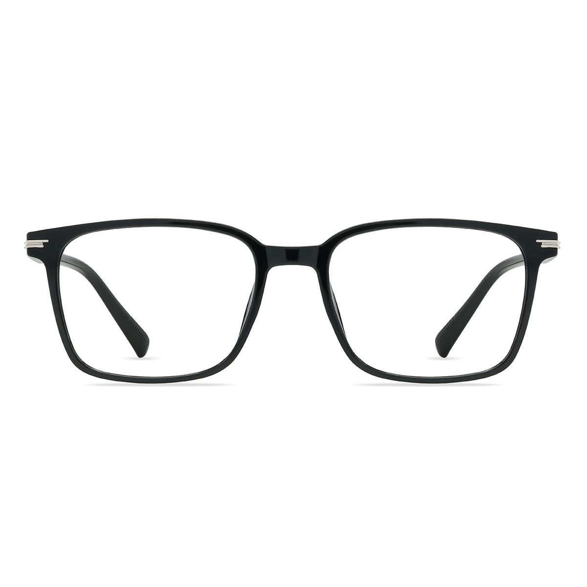 Gold Brown Markus Glasses - Rectangle Clip-On Sunglasses