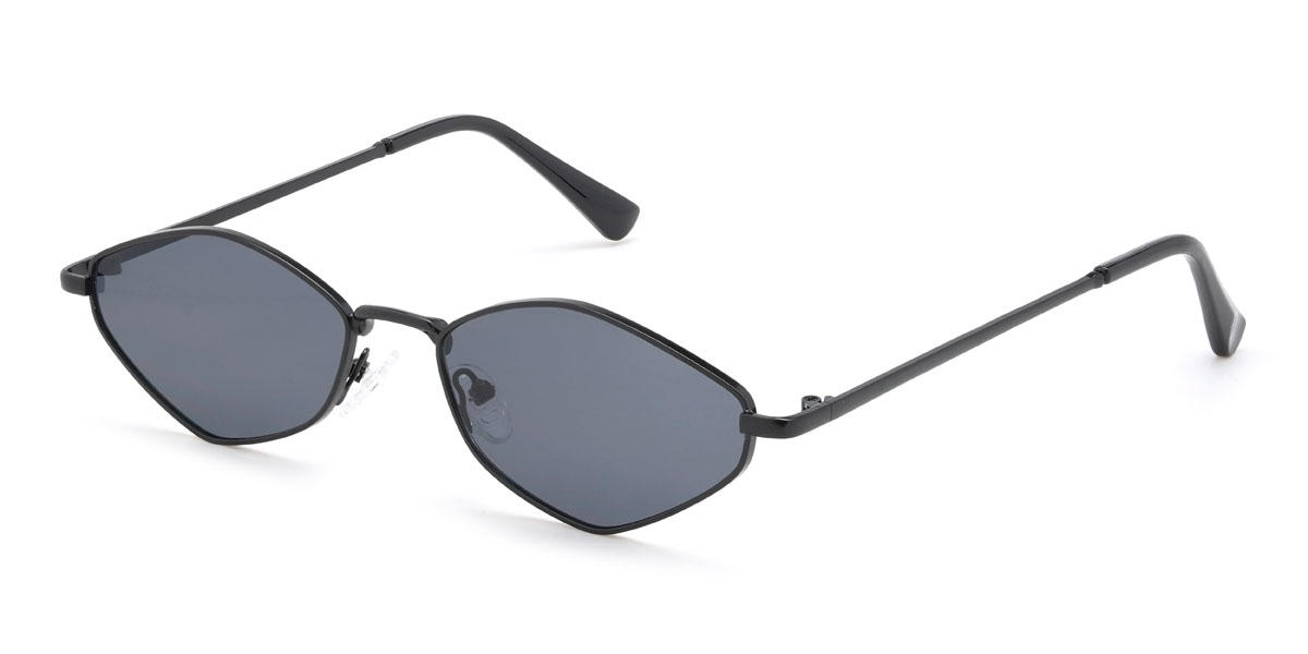 Black Grey Laisha Glasses - Cat Eye Sunglasses
