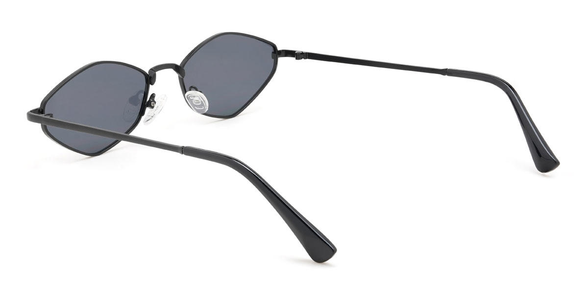 Black Grey Laisha Glasses - Cat Eye Sunglasses