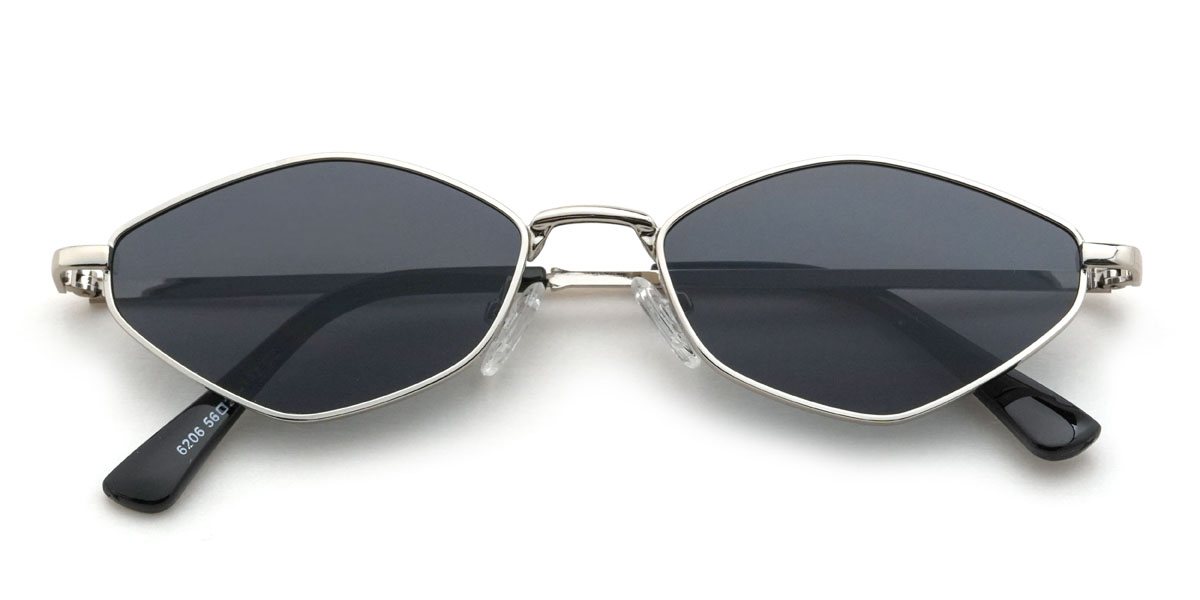 Silver Grey Laisha Glasses - Cat Eye Sunglasses