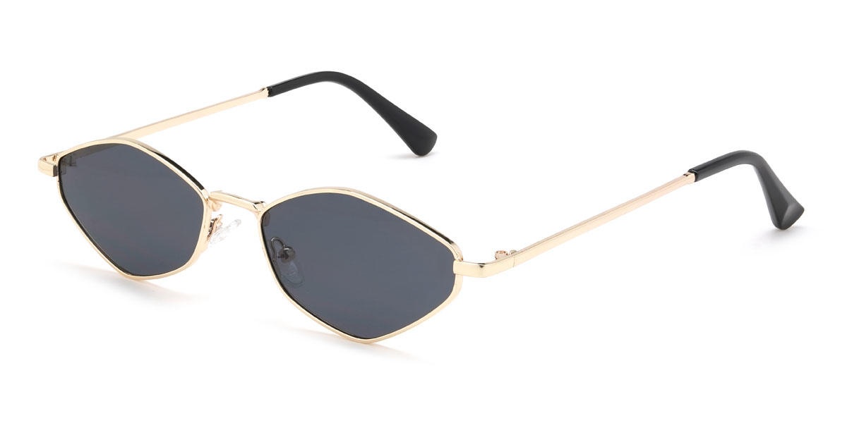 Gold Grey Laisha Glasses - Cat Eye Sunglasses