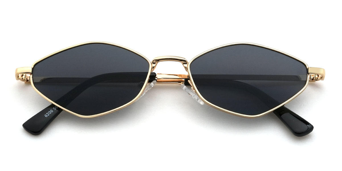 Gold Grey Laisha Glasses - Cat Eye Sunglasses