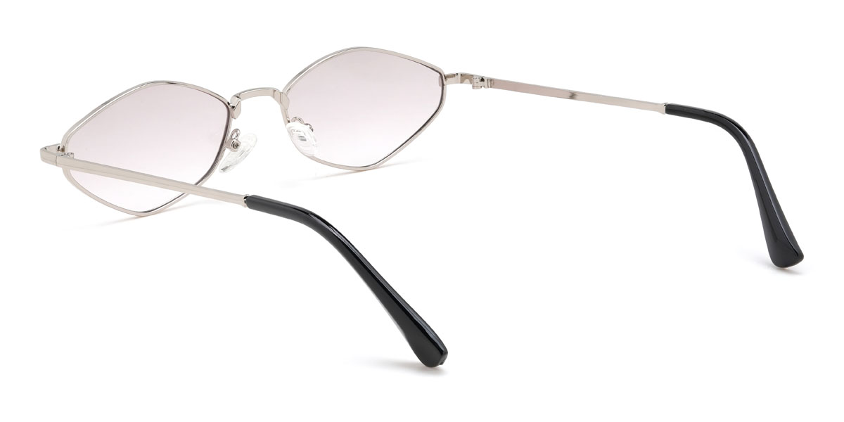 Silver Misty Pink Laisha Glasses - Cat Eye Sunglasses