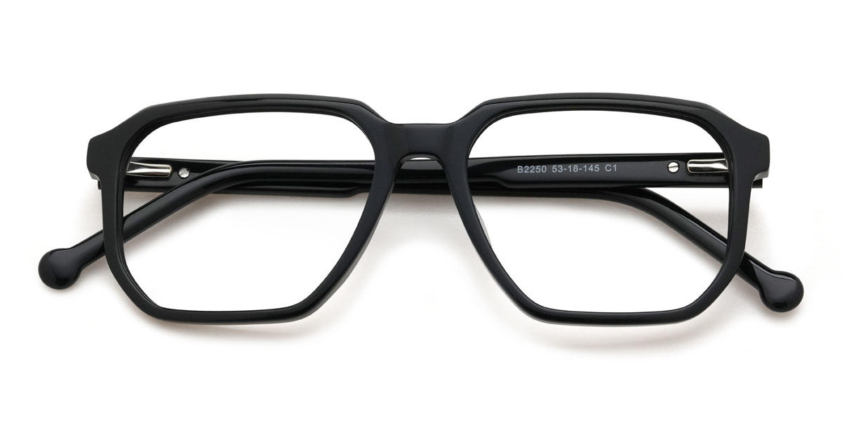 Schwarz Gerardo Brille - Rectangle Glasses