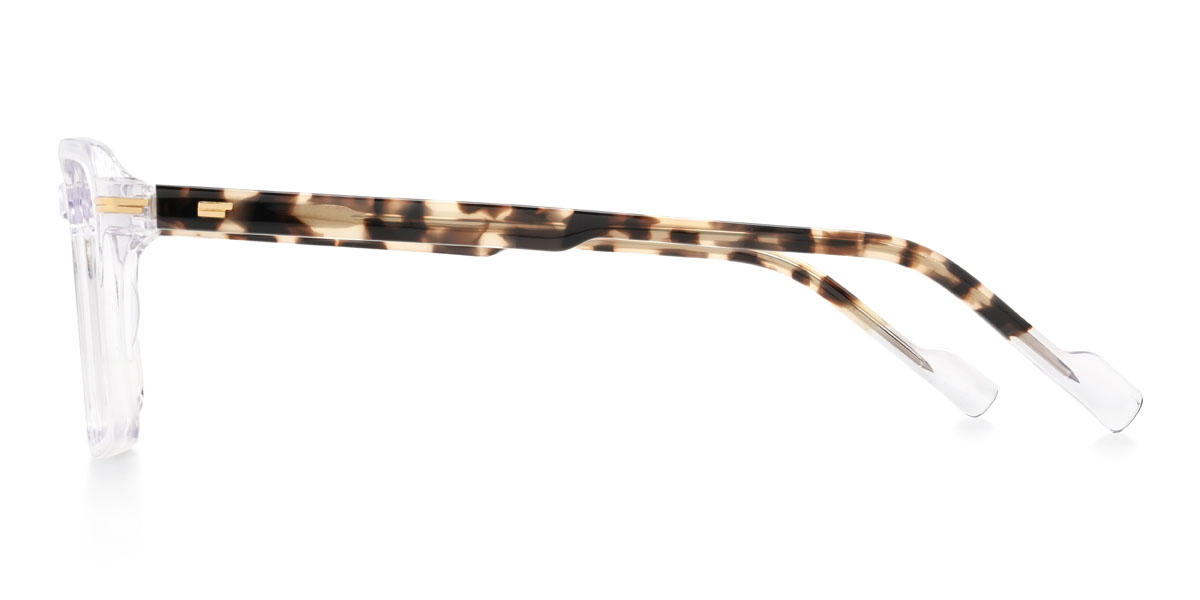 Klar Lila Vincenzo Brille - Rectangle Glasses