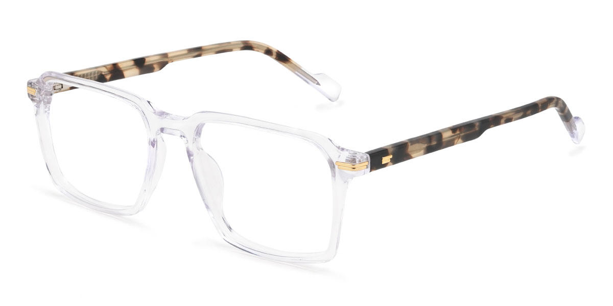 Klar Lila Vincenzo Brille - Rectangle Glasses