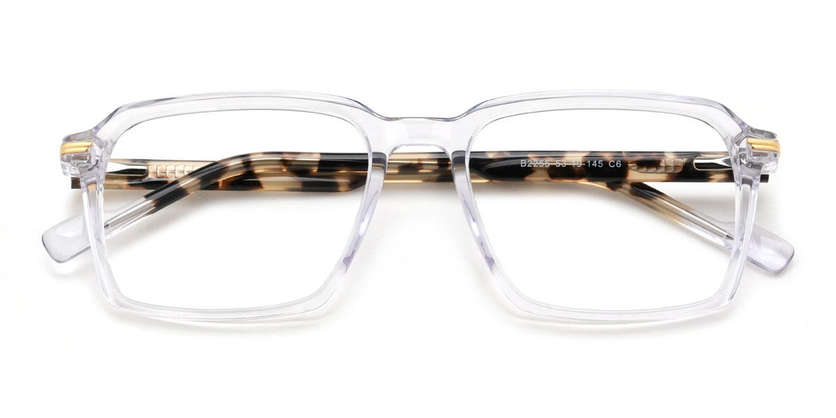 Klar Lila Vincenzo Brille - Rectangle Glasses