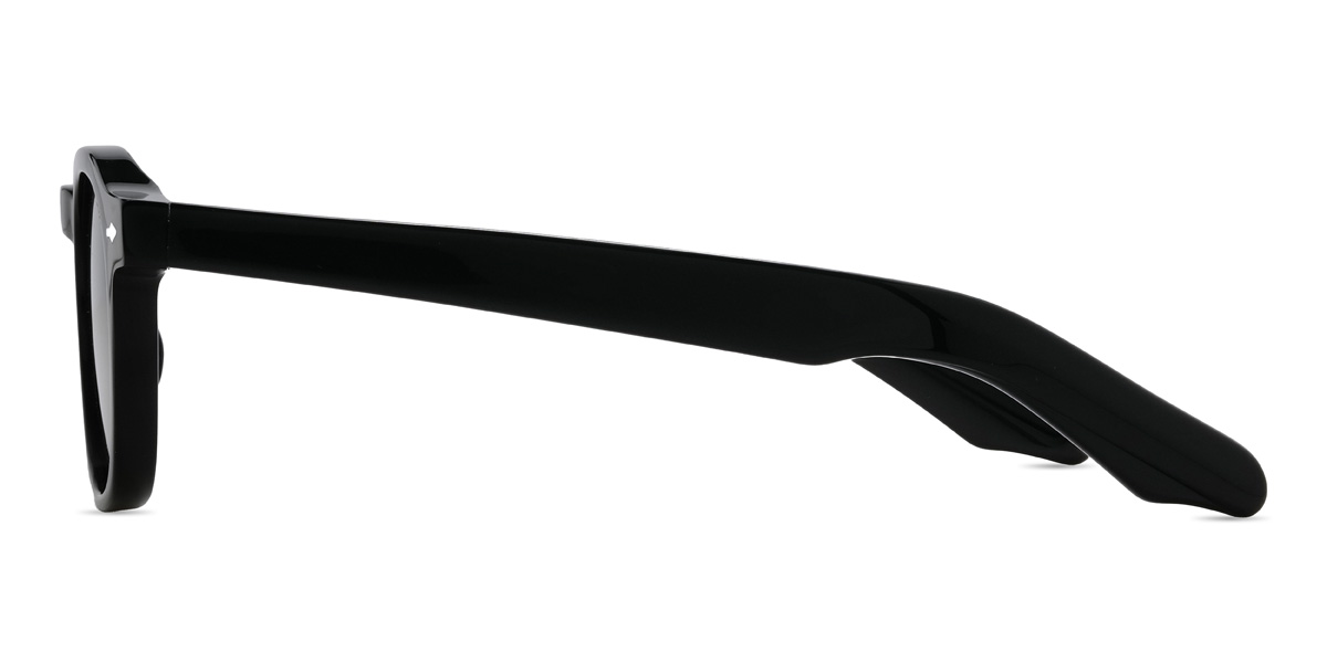 Black Grey Breyon Glasses - Oval Sunglasses