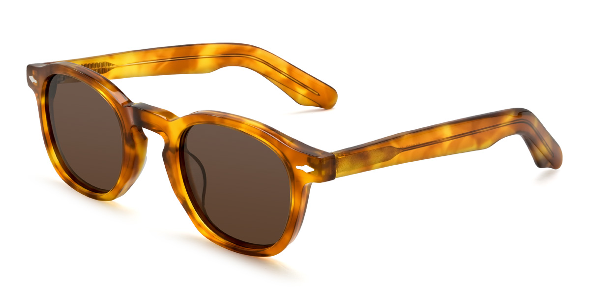 Tortoiseshell Brown Breyon Glasses - Oval Sunglasses