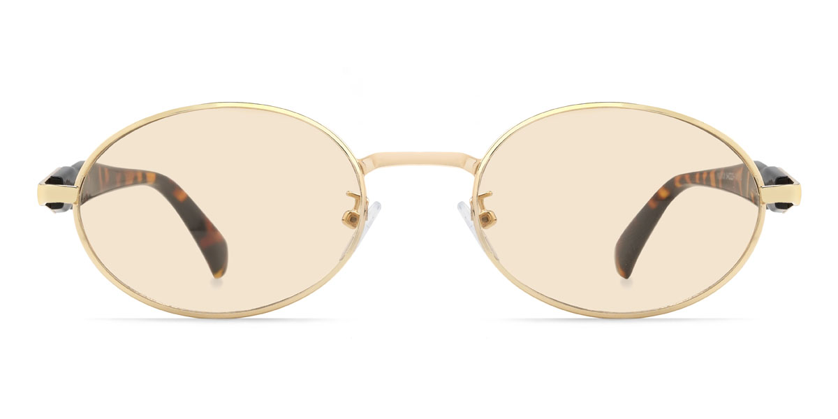 Arany narancssárga Jaelynn - Oval Sunglasses