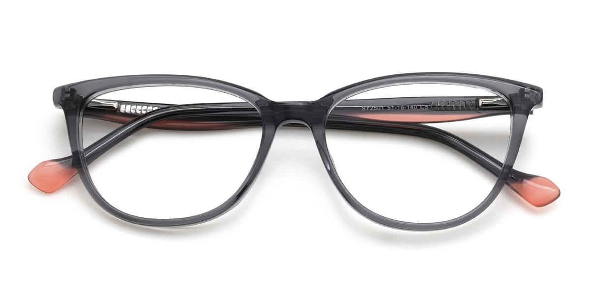 Grau Dominique Brille - Cat Eye Glasses