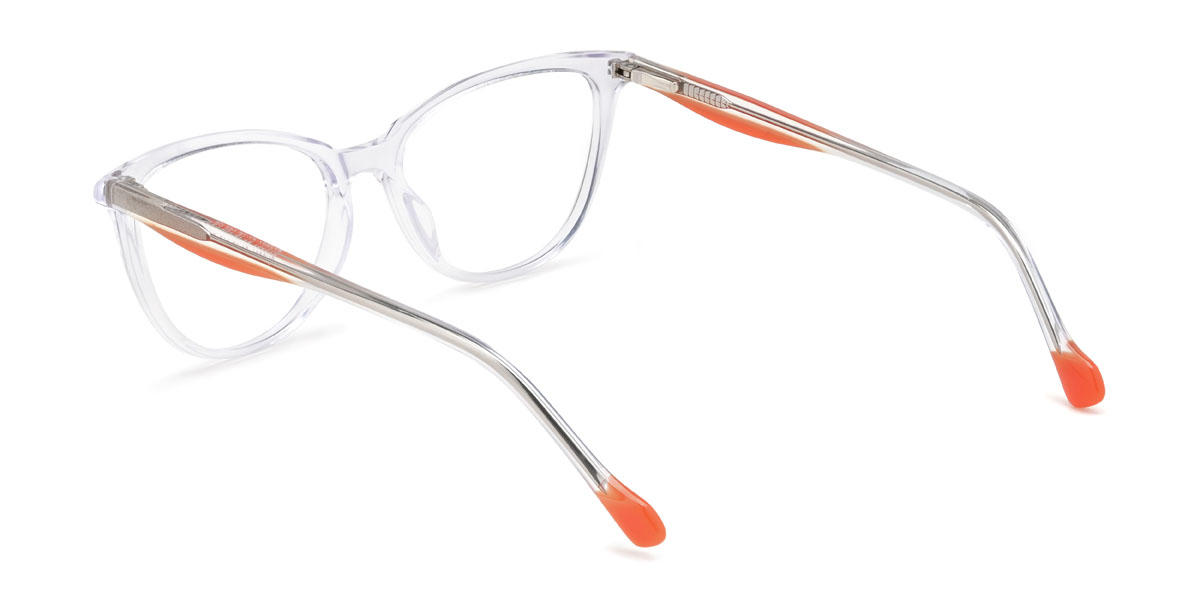 Klar Lila Dominique Brille - Cat Eye Glasses