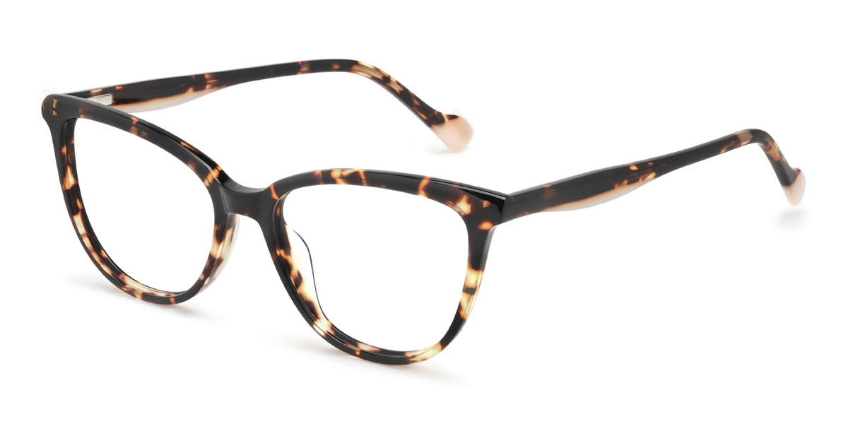 Tortoiseshell Dominique Glasses - Cat Eye Glasses