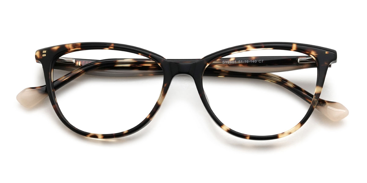 Tortoiseshell Dominique Glasses - Cat Eye Glasses